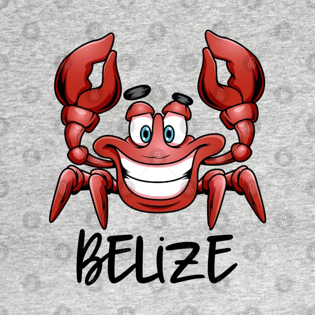 Belize Beach Cruise Red Crab by BDAZ
